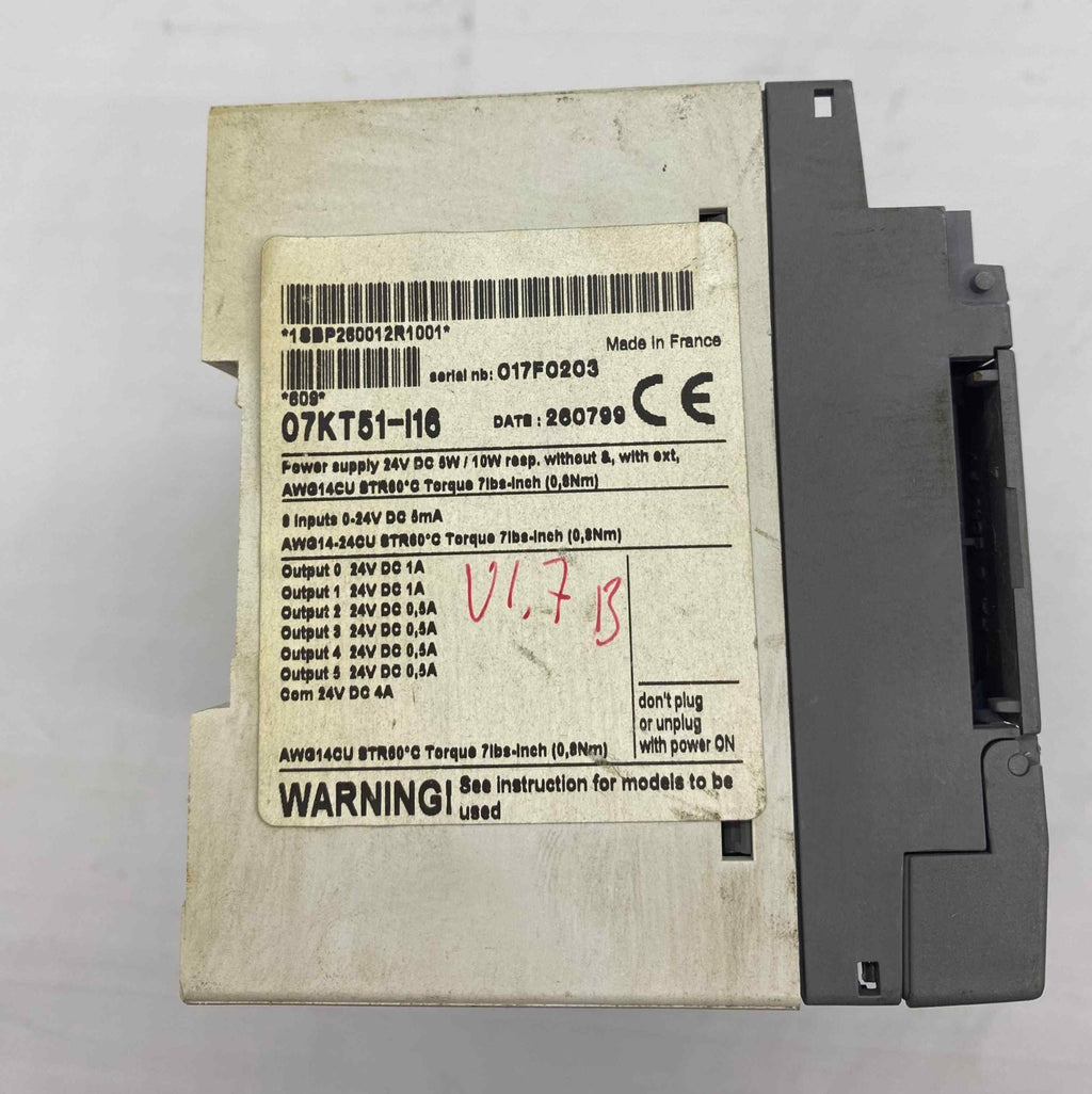 ABB 07KT51-I16 1SBP20012R1001 PLC