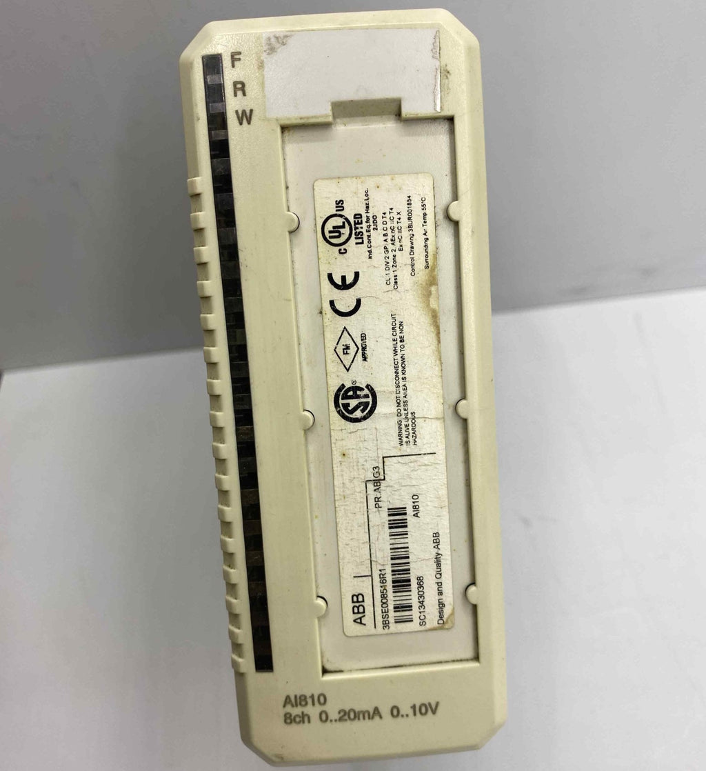 ABB AI810 8CH 0.20MA 0.10V  PLC