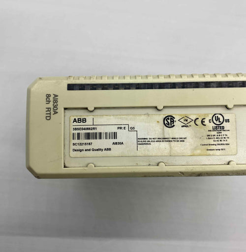 ABB AI830A 8CH RTD 8CH  PLC