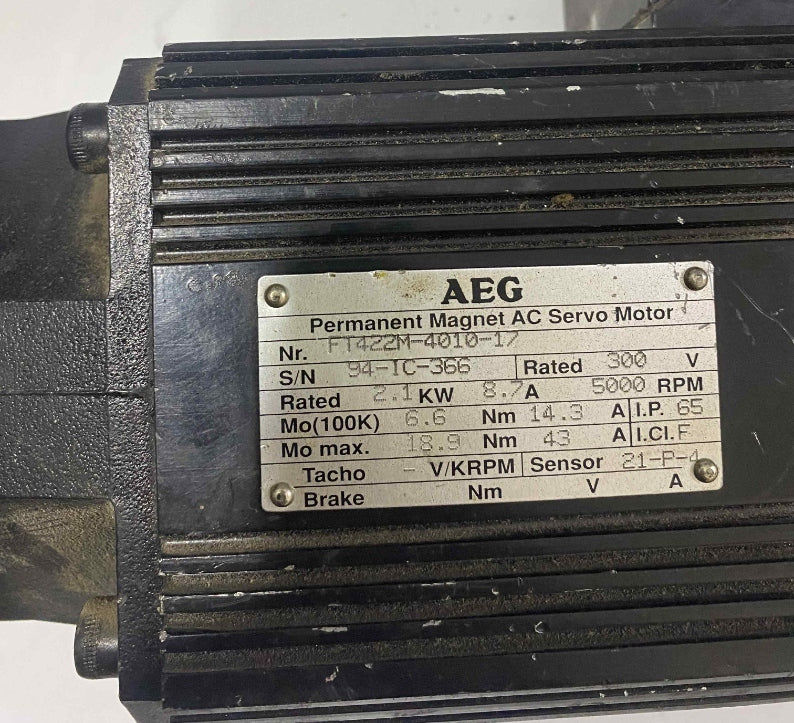 AEG [FT422M-4010-17] 2.1KW 220V SERVO MOTOR