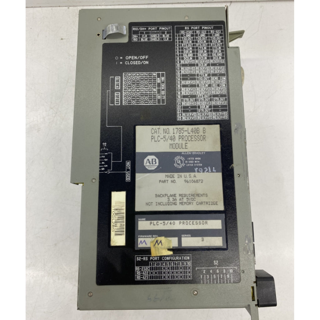 ALLEN BRADLEY 1785-ENET/CPLC-5/40 KART