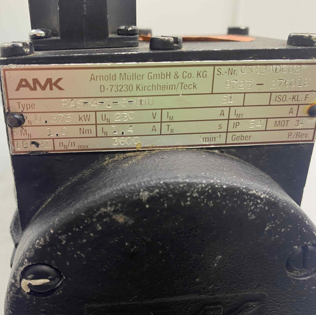 AMK [RAS-4-1-6-000 S1] 0.37KW  REDİKTÖRLÜ SERVO MOTOR