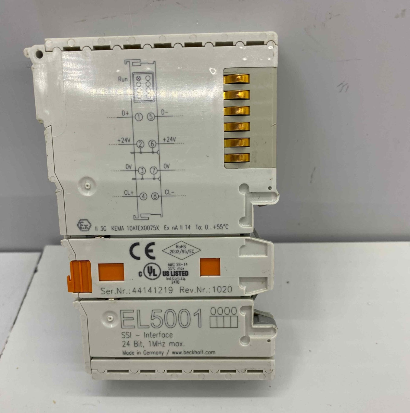 BECKHOFF EL5001 1-CHANNEL ENCODER INTERFACE