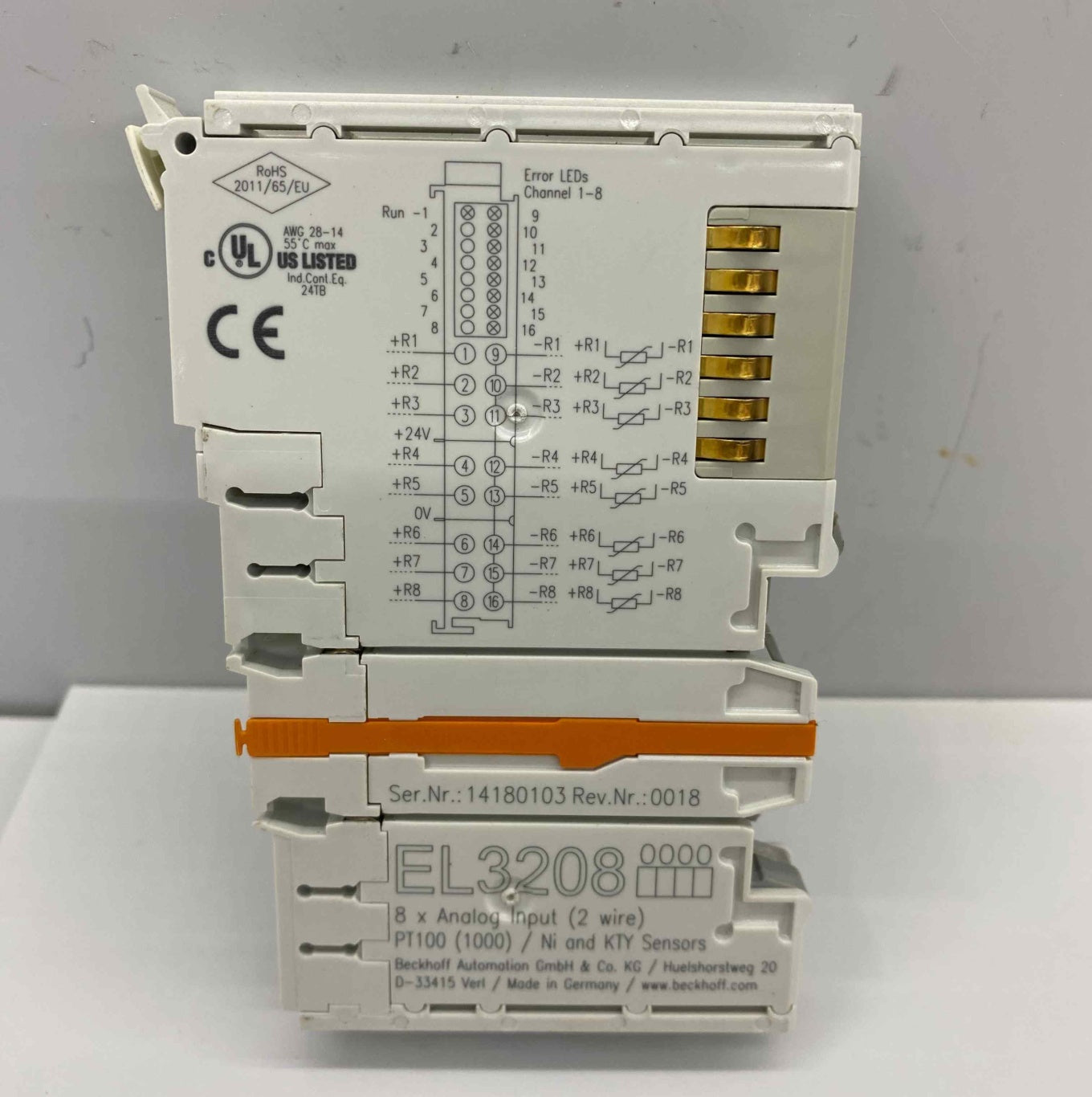 BECKHOFF EL3208  PLC