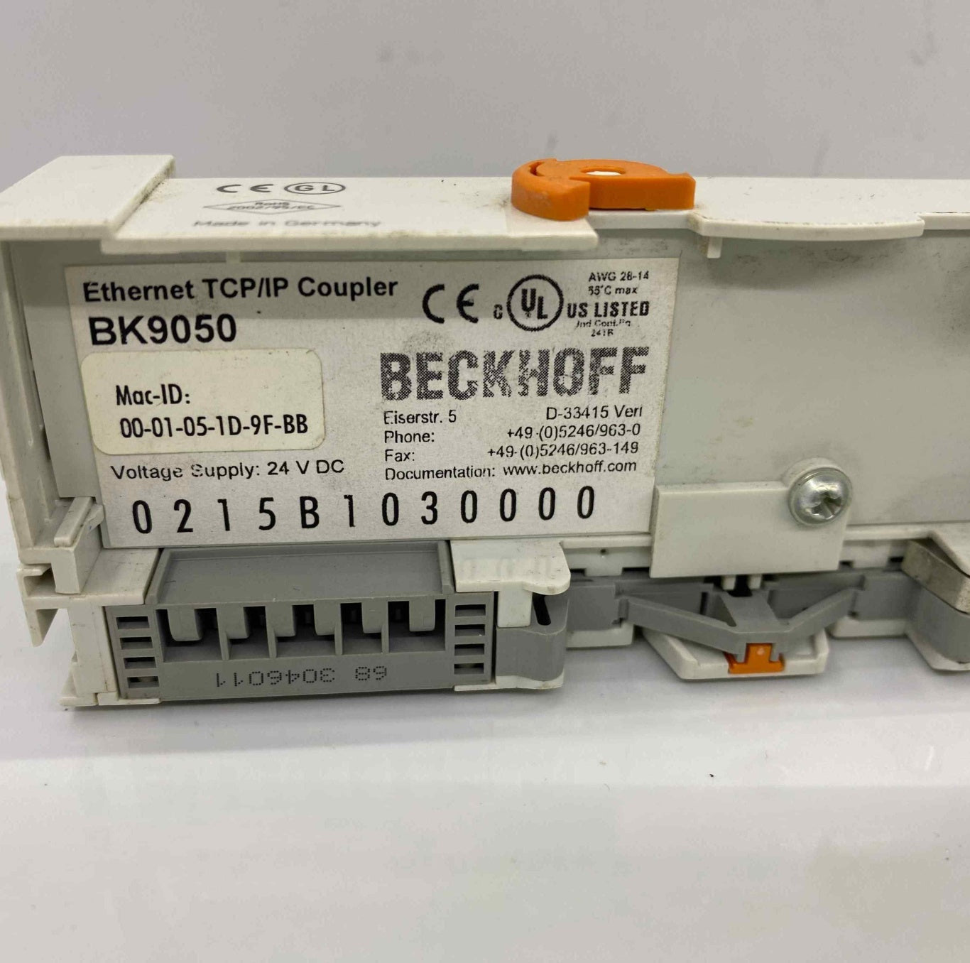 BECKHOFF BK9050  PLC