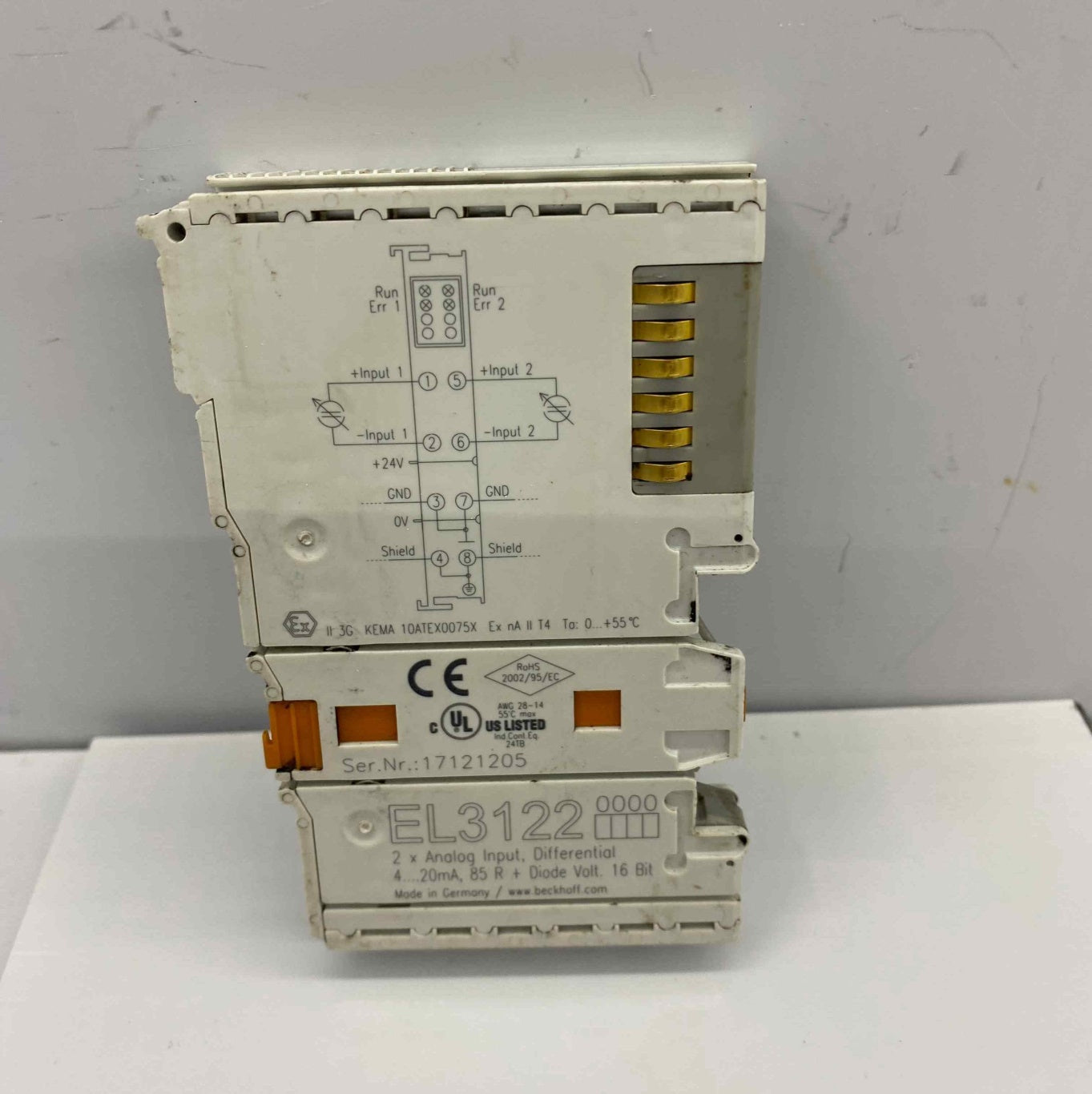 BECKHOFF EL3122 ANALOG INPUT