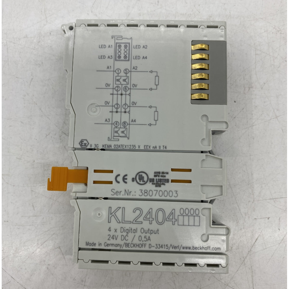 BECKHOFF KL2404 SPS