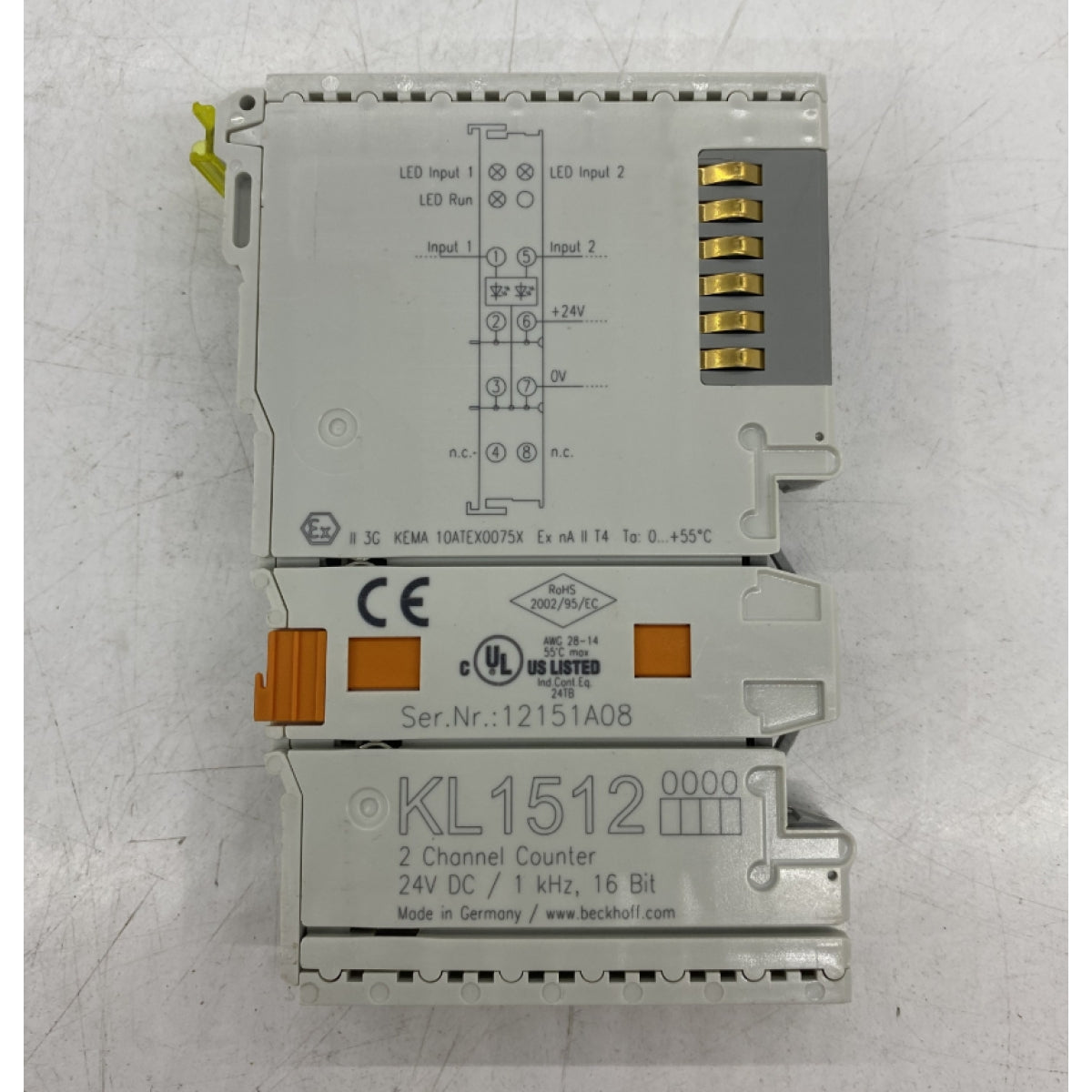 BECKHOFF KL1512 DIGITAL-EINGANGSMODUL