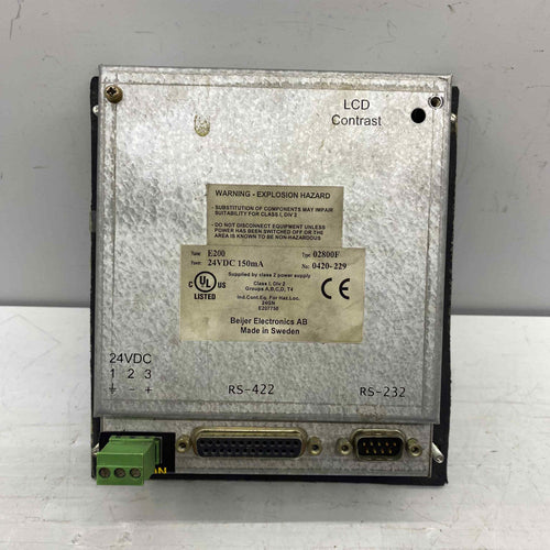 BEİJER E200-02800F OPERATOR INTERFACE