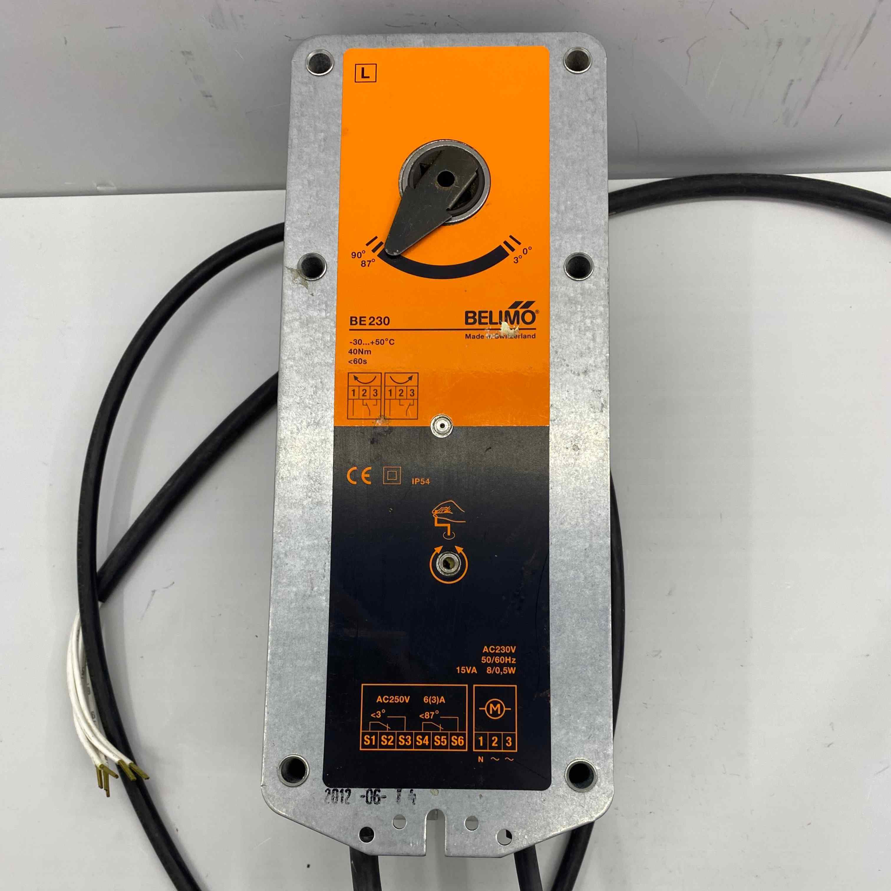 BELIMO BE230 DUMAN KONTROL DAMPER MOTORU
