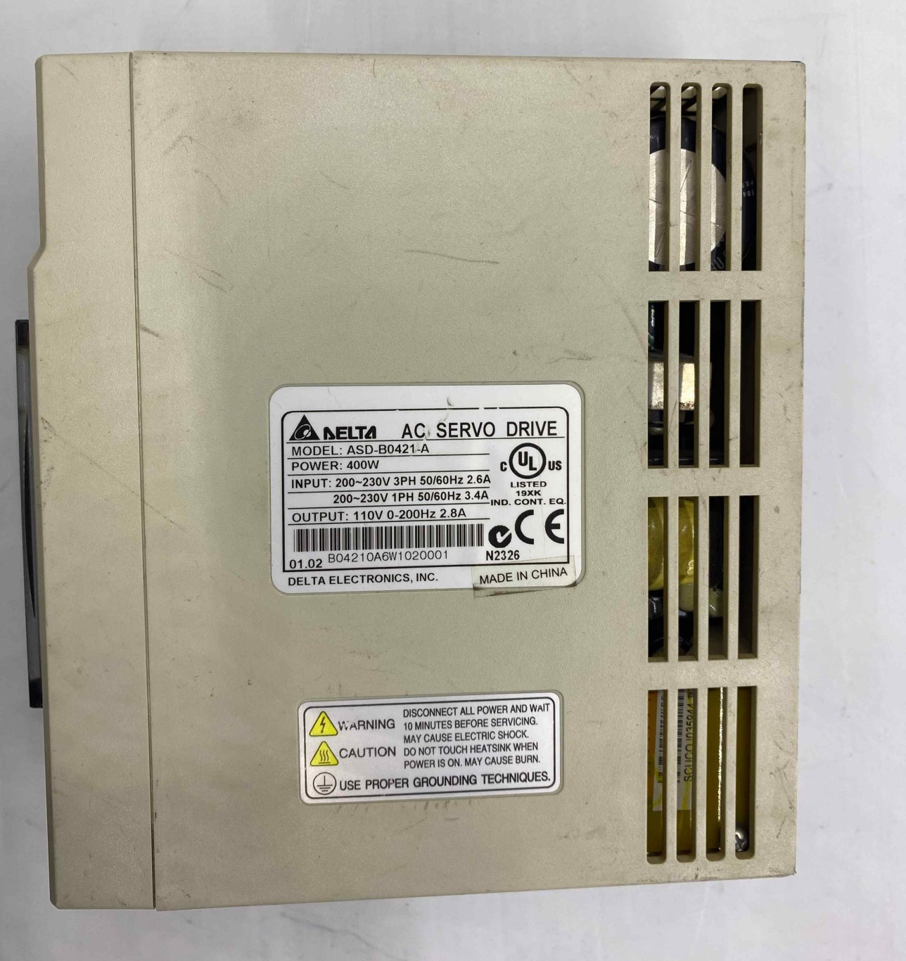 DELTA ASD-B0421-A 0.40KW 220V SERVO SÜRÜCÜ