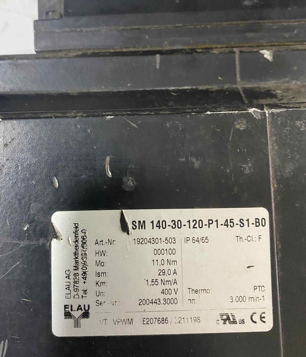 ELAU [SM140-30-120-P1-45-S1-B0]  SERVO MOTOR