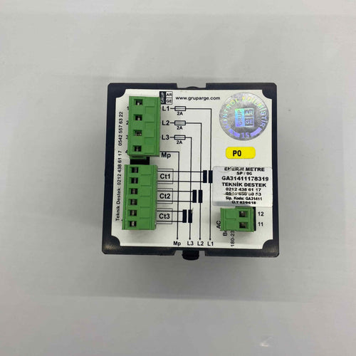 ENERGYMETER 96*96 -  GÜÇ ÖLÇER EKRAN
