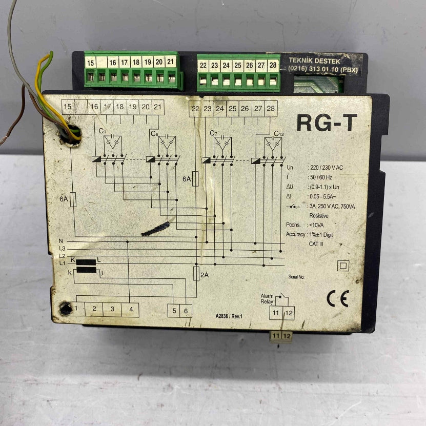 ENTES RG-12T REAKTIF GUÇ KONTROL ROLESI