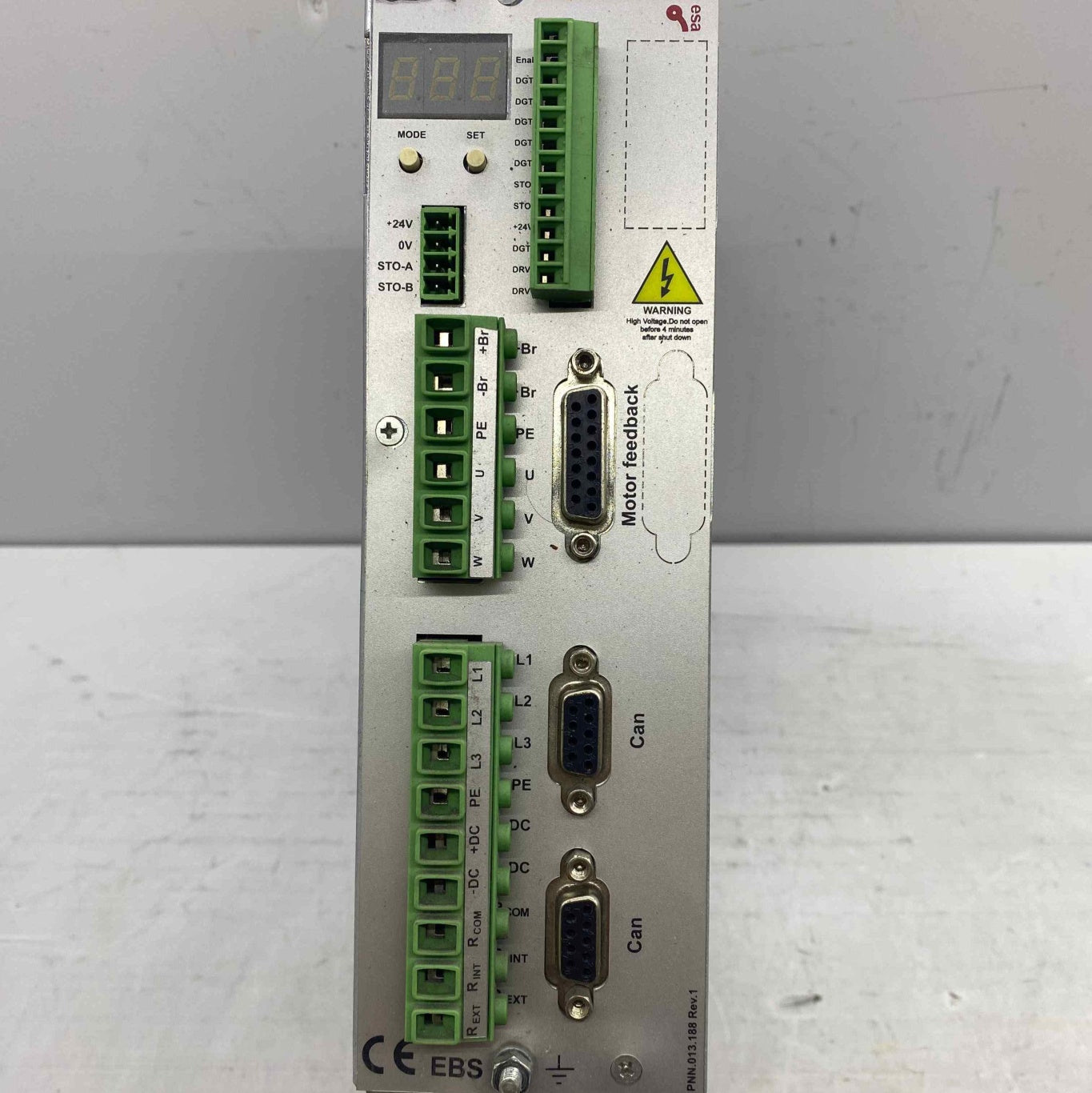 ESA EBS3-DRIVE 400V AC-3/6A CAN 2.4KW 380V SERVO SÜRÜCÜ