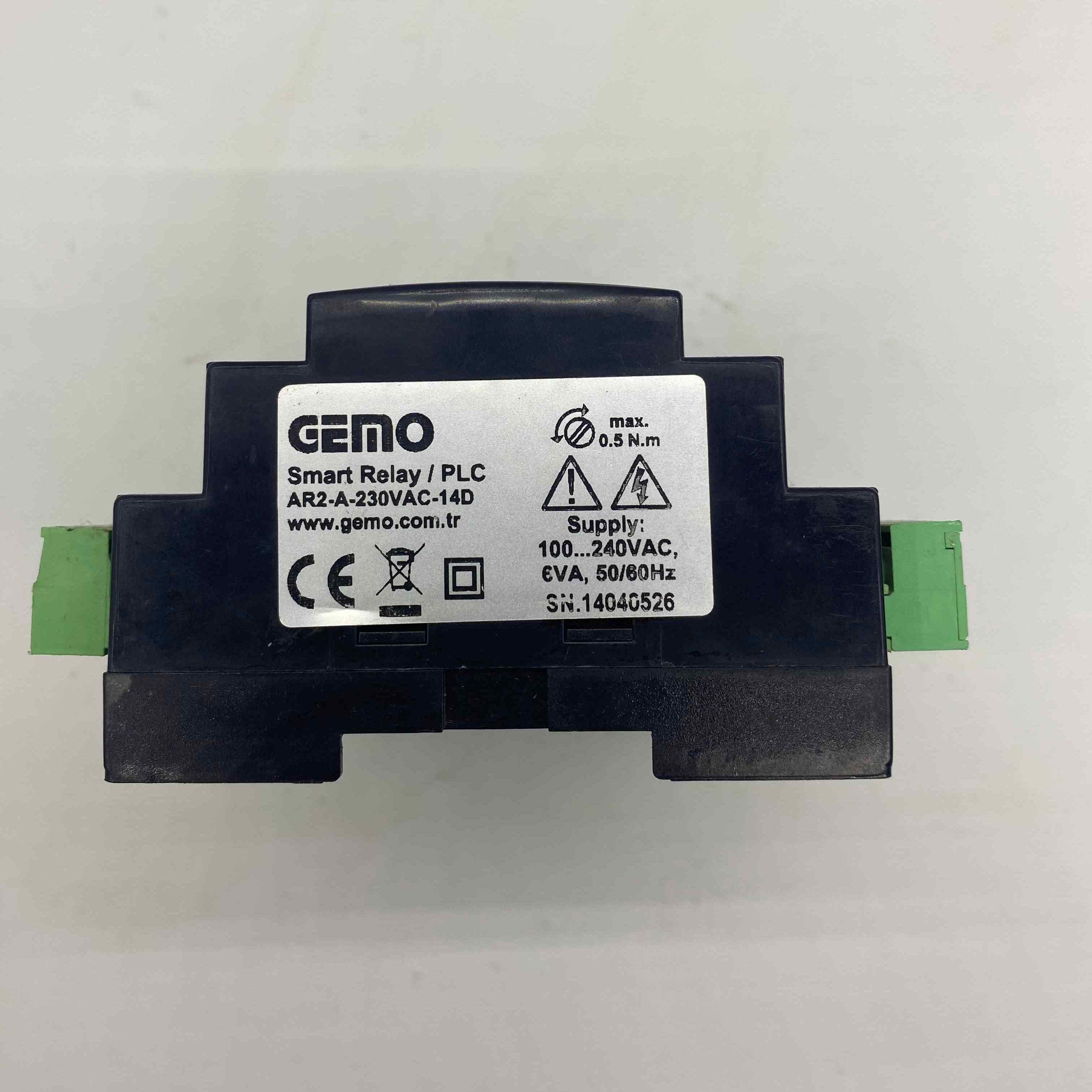 GEMO AR2-A-230VAC-14D AKILLI ROLE