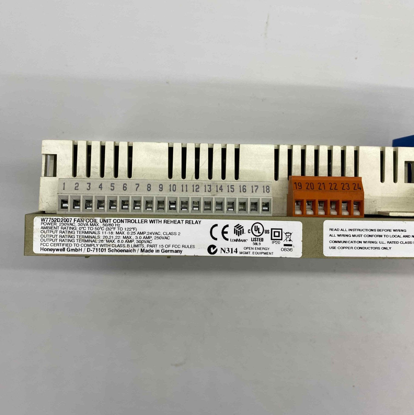 HONEYWELL W7752D2007  PLC