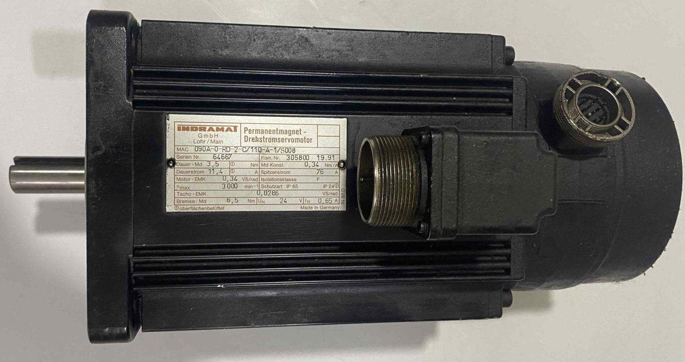 INDRAMAT [090A-0-RD-2-C/110-A-1/S008]  SERVO MOTOR
