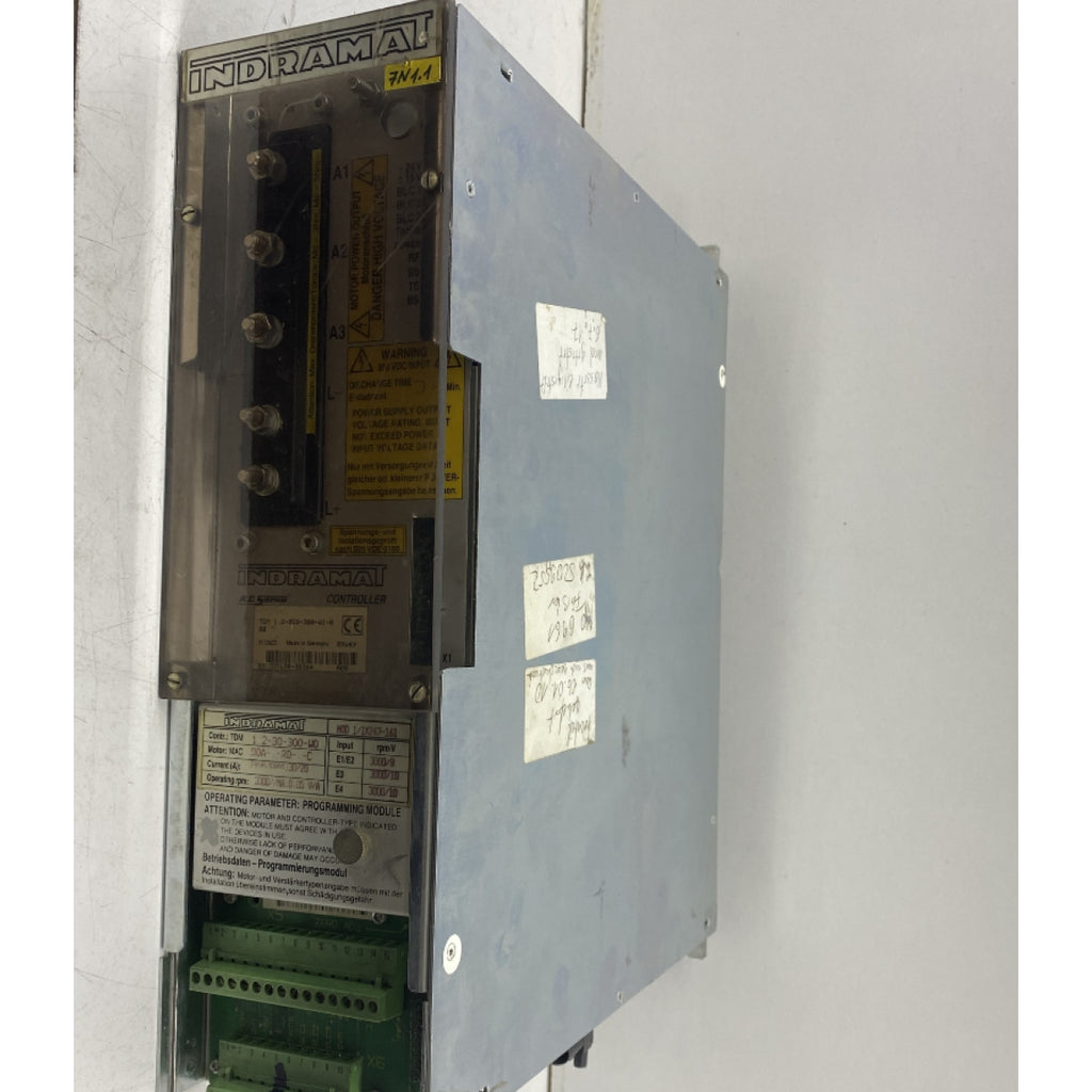 INDRAMAT TDM 1.2-050-300-W1-0 50A 300VDC SERVO SÜRÜCÜ