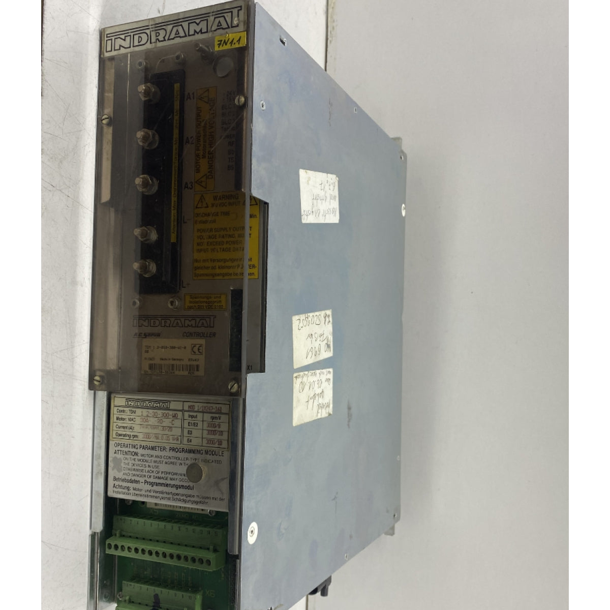 INDRAMAT TDM 1.2-050-300-W1-0 50A 300VDC SERVO SÜRÜCÜ