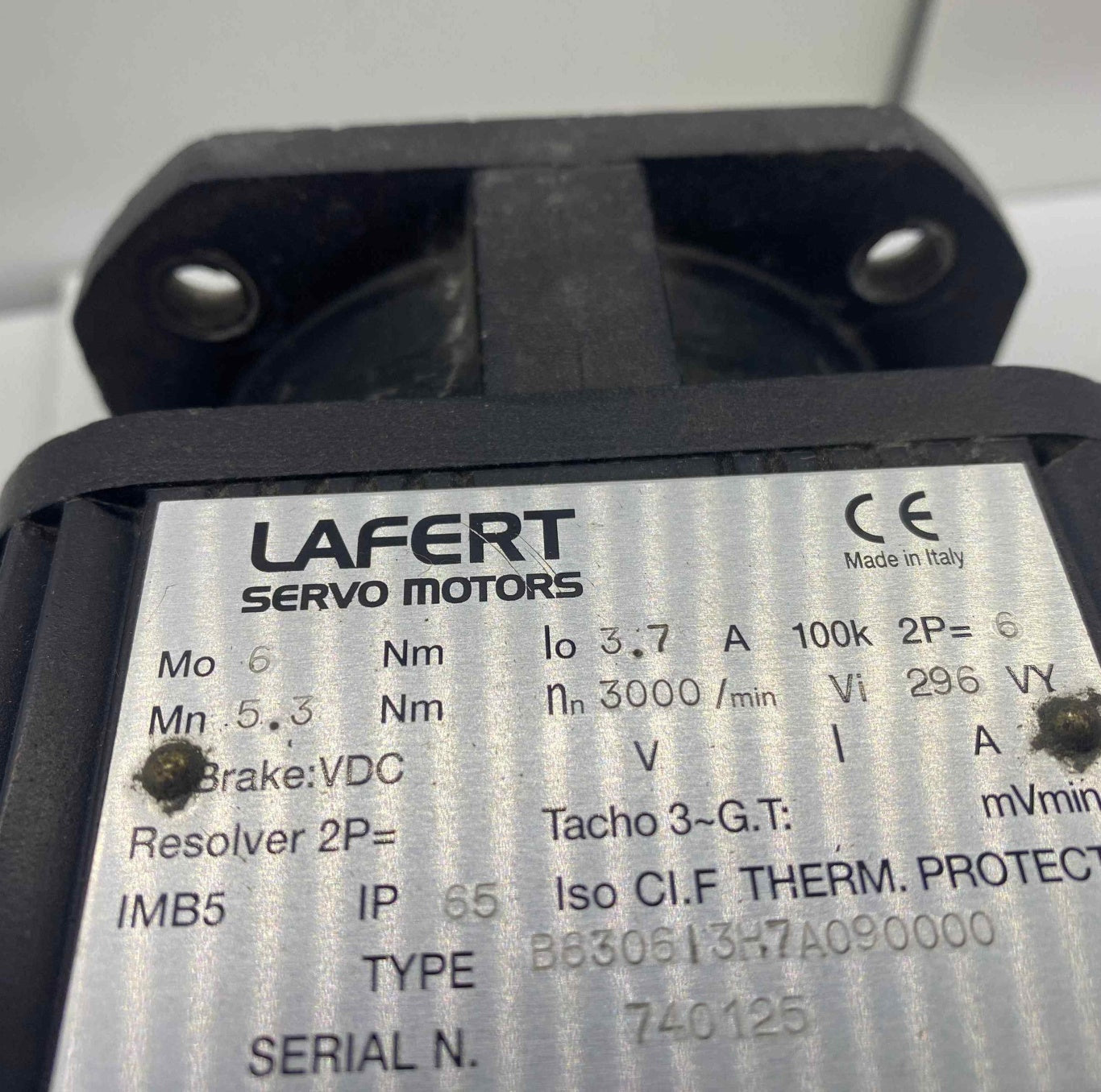 LAFERT [B8306I3H7A090000]  SERVO MOTOR