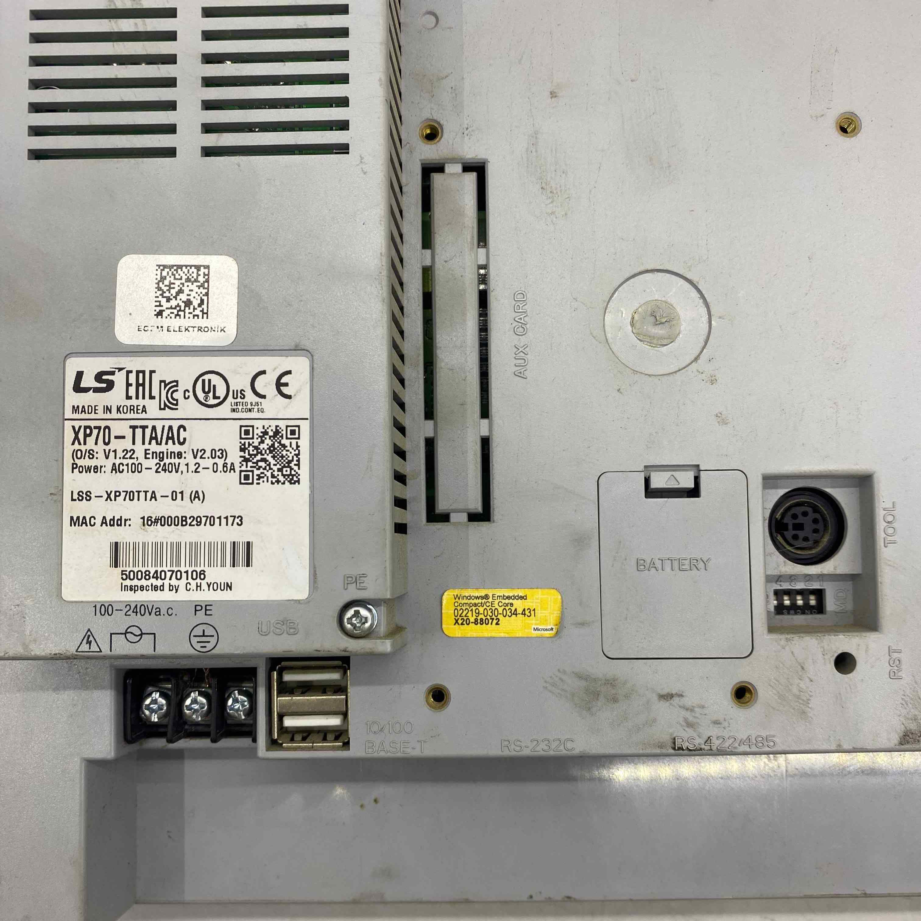 LS XP70-TTA/AC  EKRAN