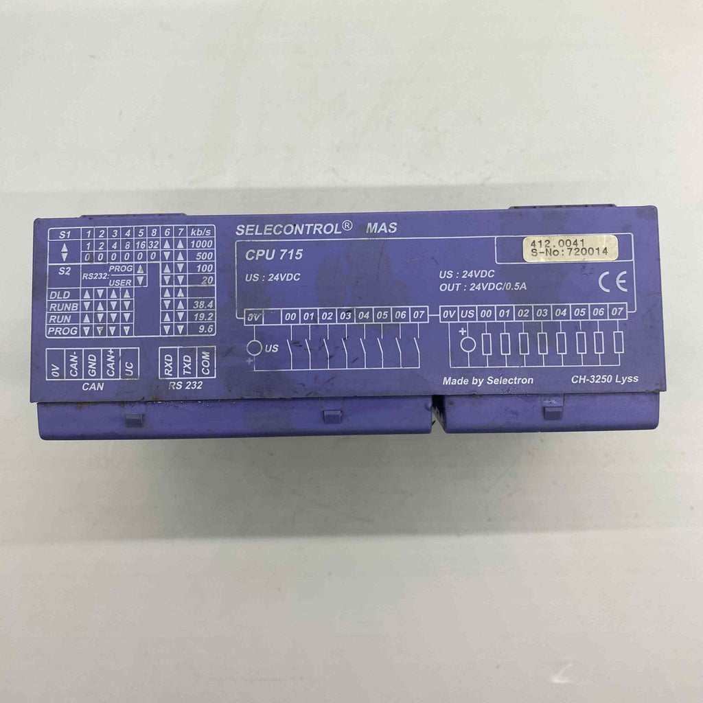 SELECTRON MAS - CPU 715  PLC