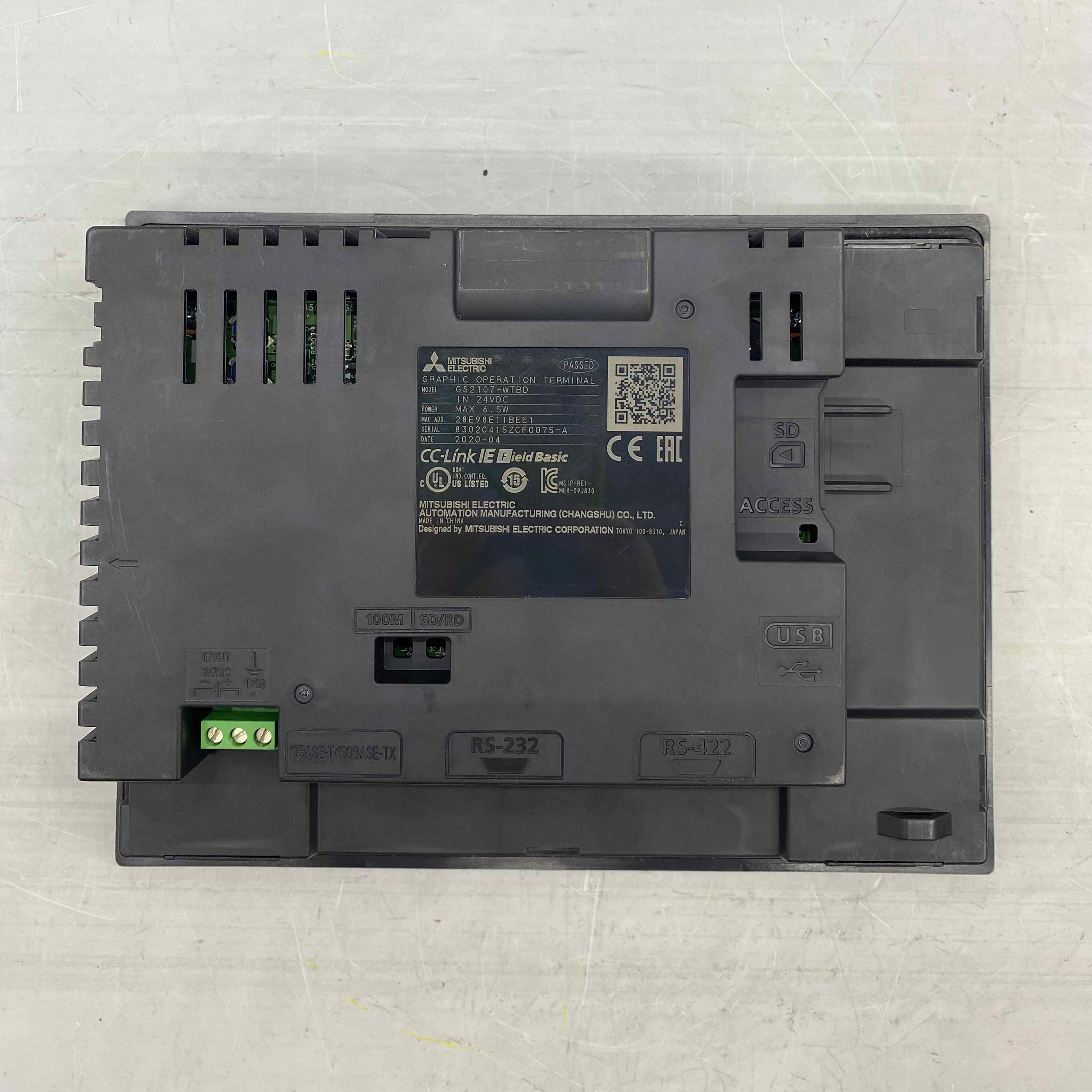 MITSUBISHI GS2107-WTBD  EKRAN