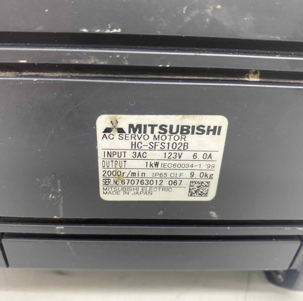 MITSUBISHI [HC-SFS102B]  SERVO MOTOR