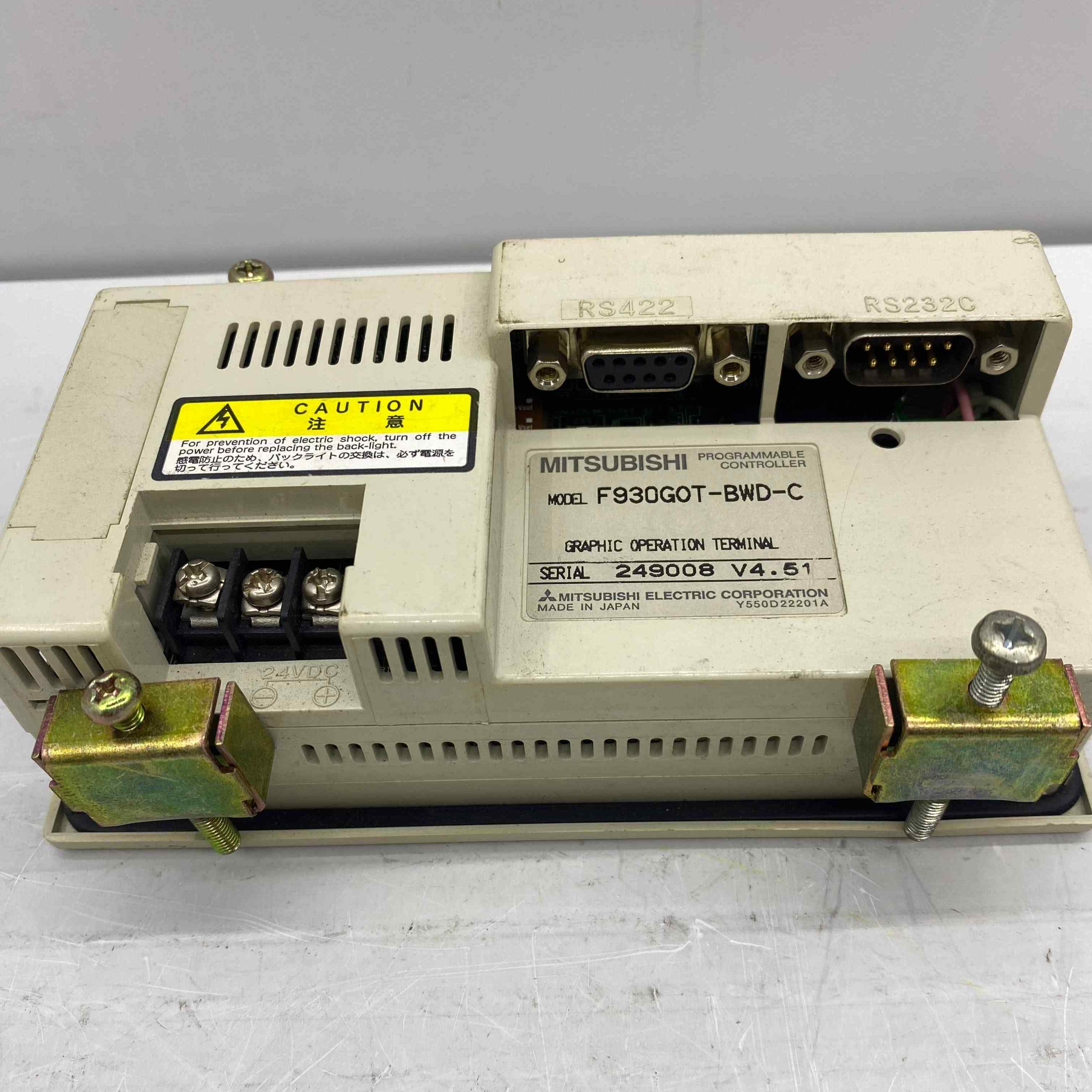 MITSUBISHI F930GOT-BWD-C  EKRAN