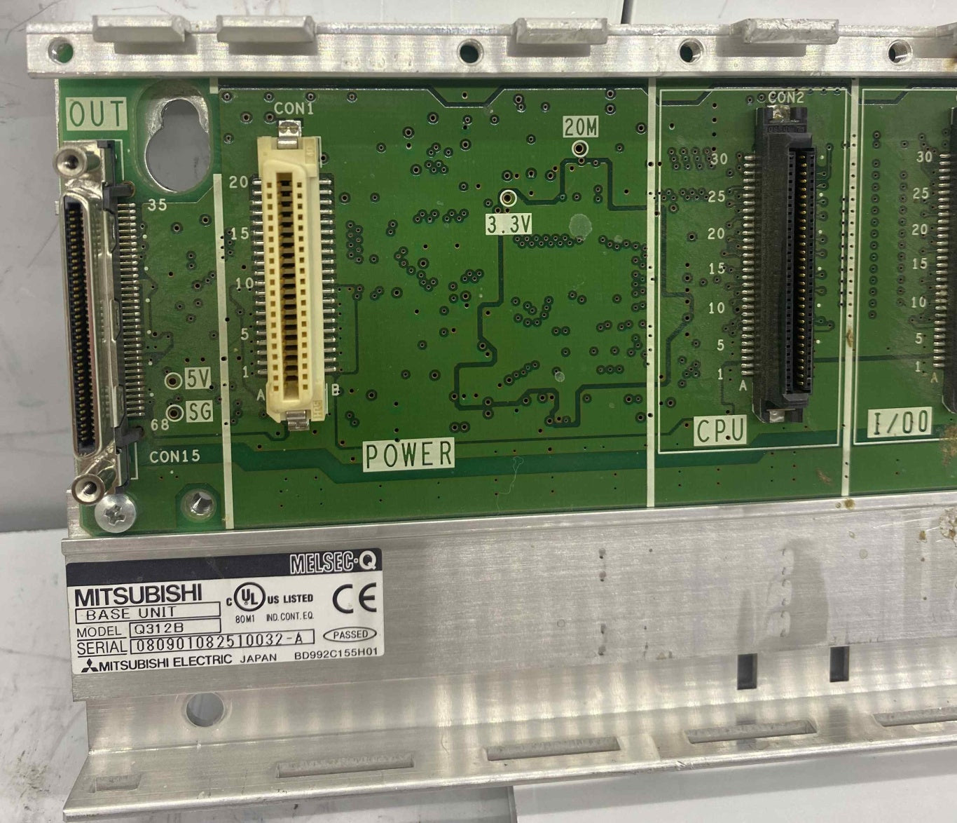 MITSUBISHI Q312B  ALT RAK PLC TERMİNAL BLOK