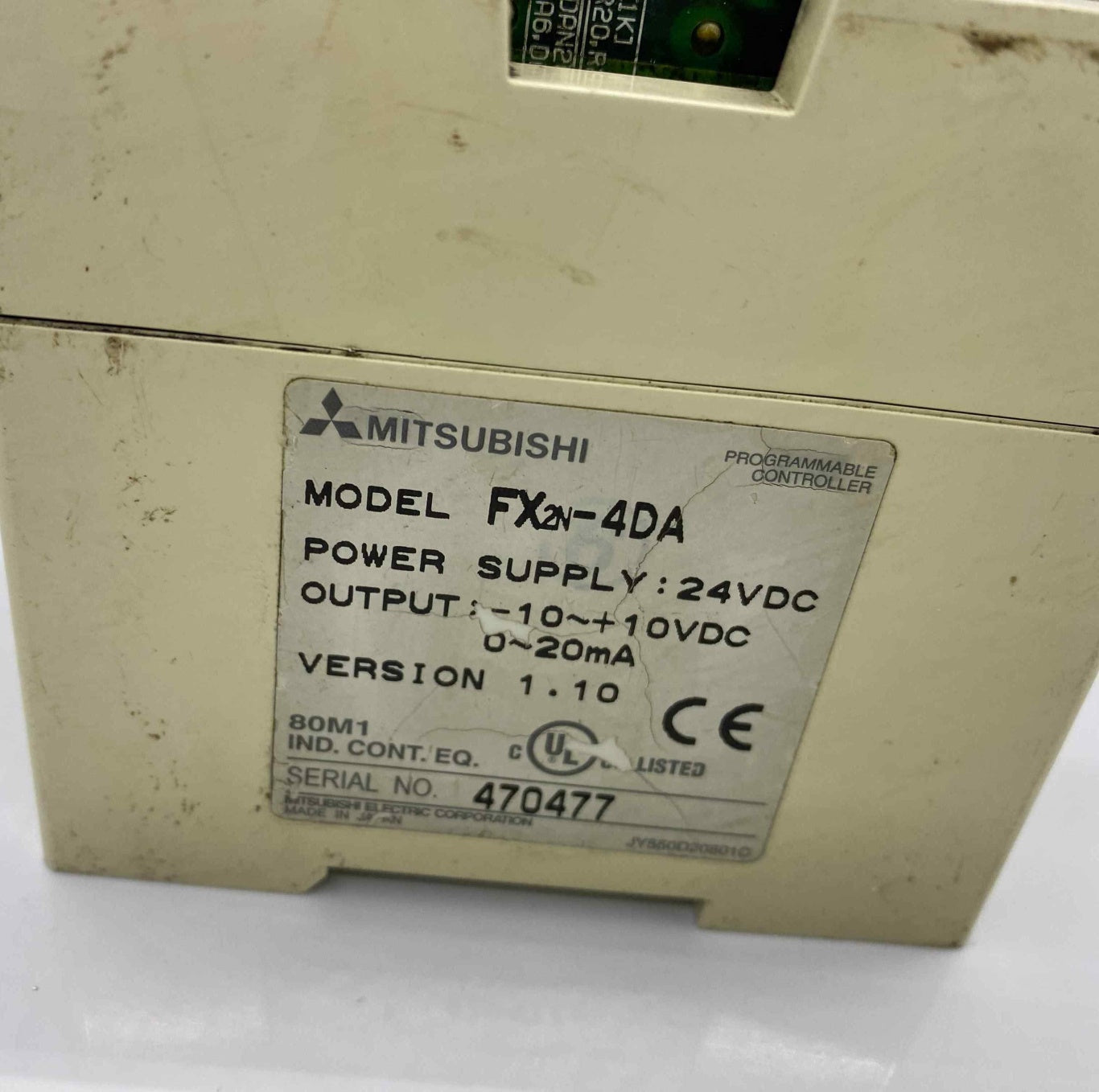 MITSUBISHI FX2N-4DA  PLC