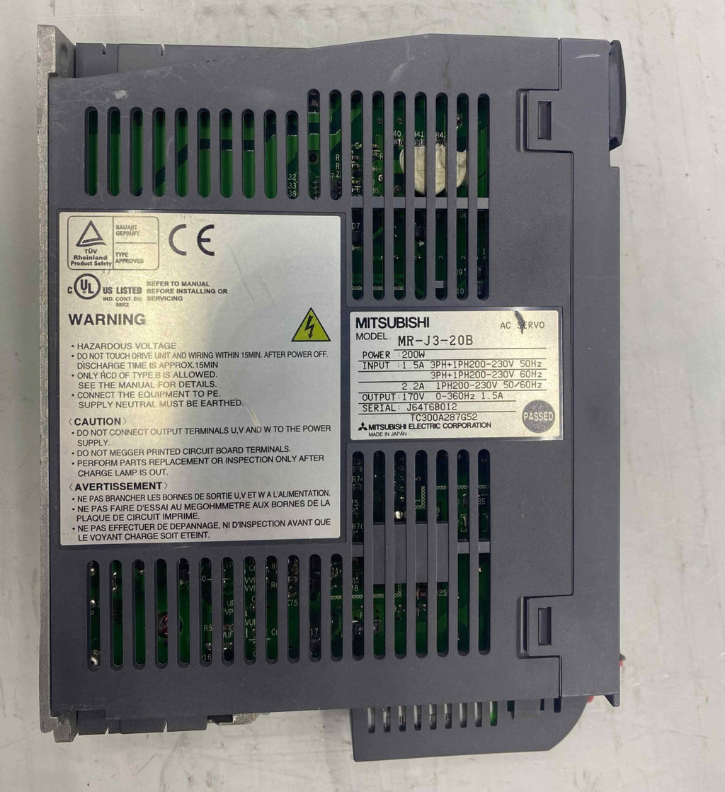 MITSUBISHI MR-J3-20B 0.2KW 220V SERVO SÜRÜCÜ