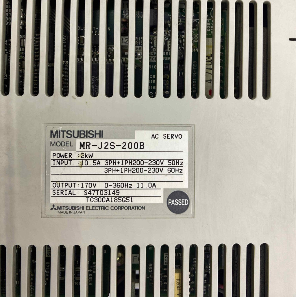 MITSUBISHI MR-J2S-200B  2KW 220V SERVO SÜRÜCÜ
