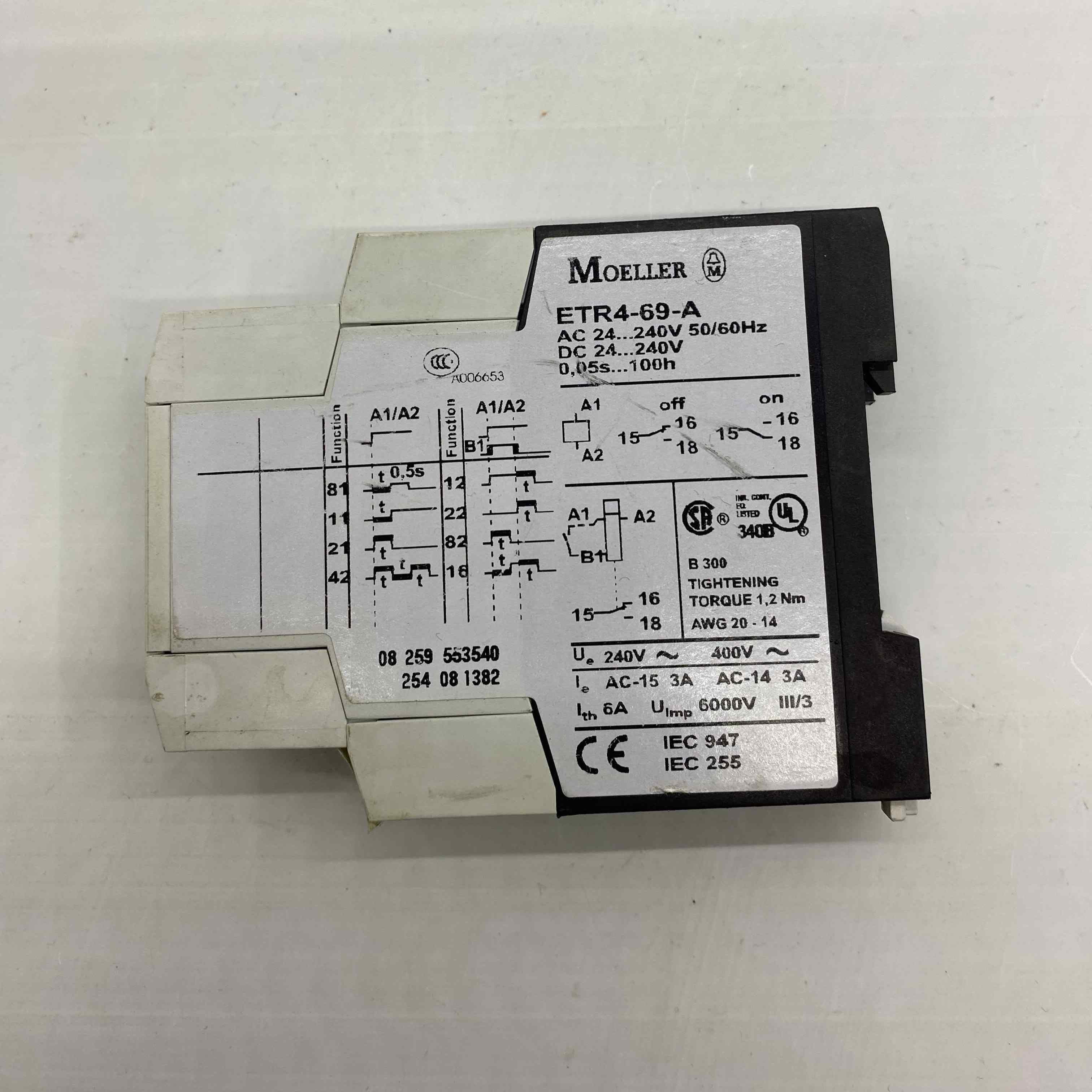 MOELLER ETR4-69-A ZAMAN ROLESI