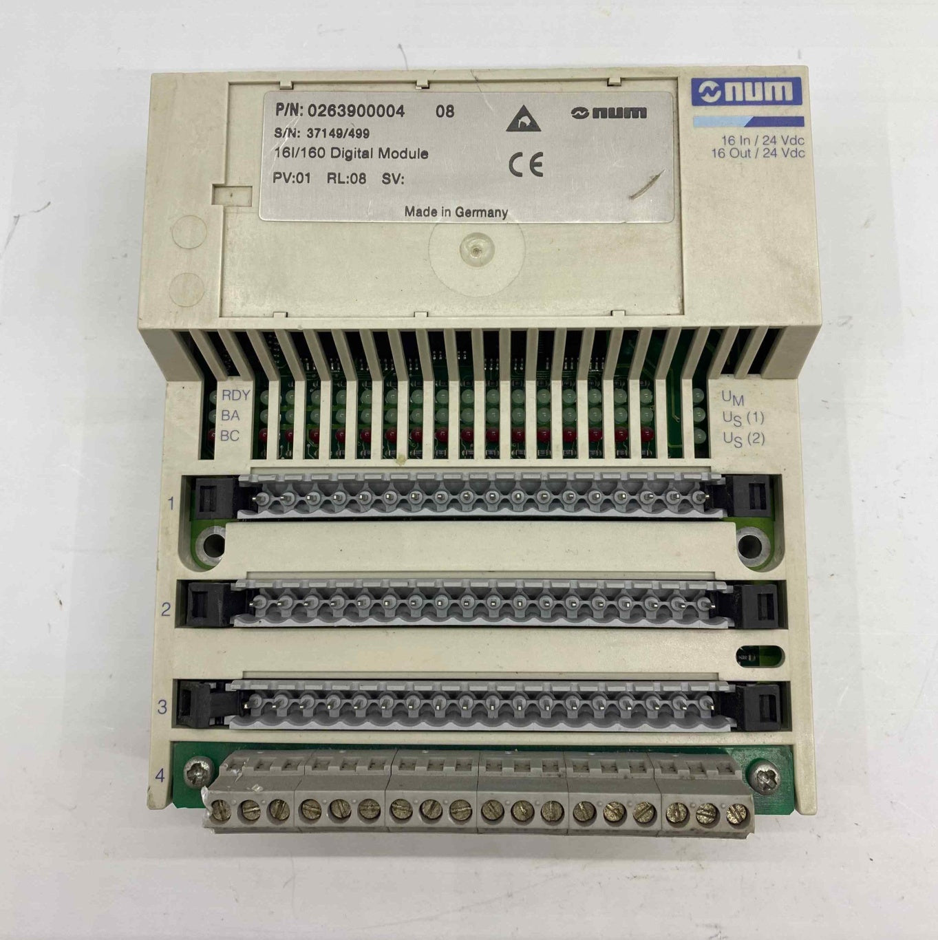 NUM  - 0263900004 08 DİGİTAL İNPUT MODÜLÜ PLC