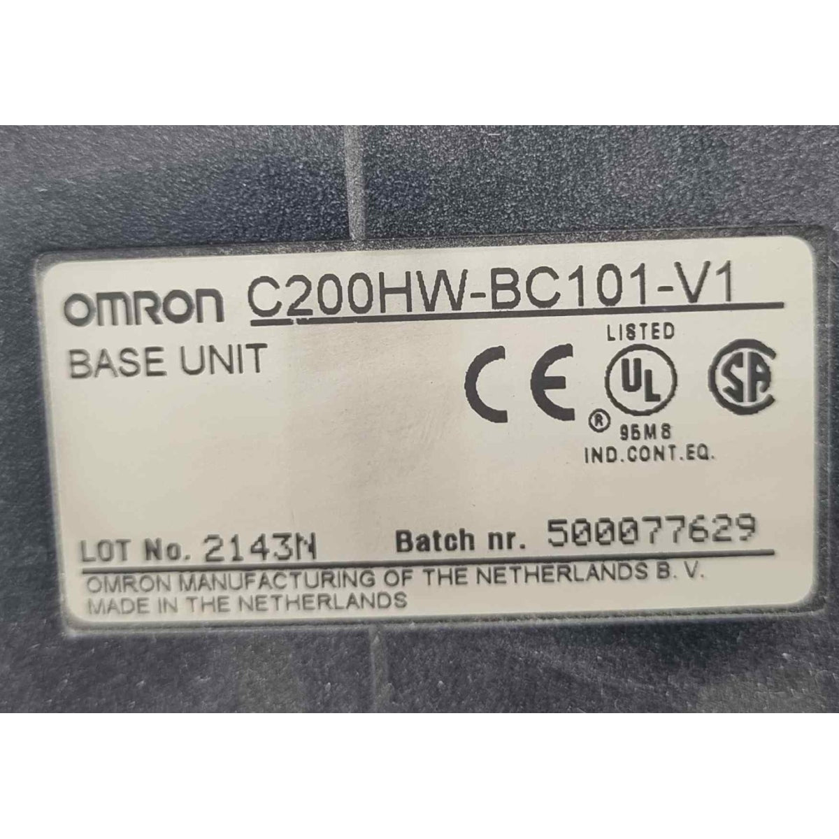 OMRON C200HW-BC101-V1  ARKA PANEL