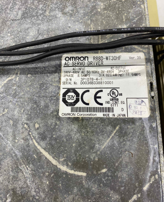 OMRON R88D-WT30HF 3KW 380V SERVO SÜRÜCÜ