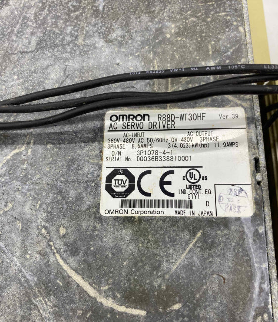 OMRON R88D-WT30HF 3KW 380V SERVO SÜRÜCÜ