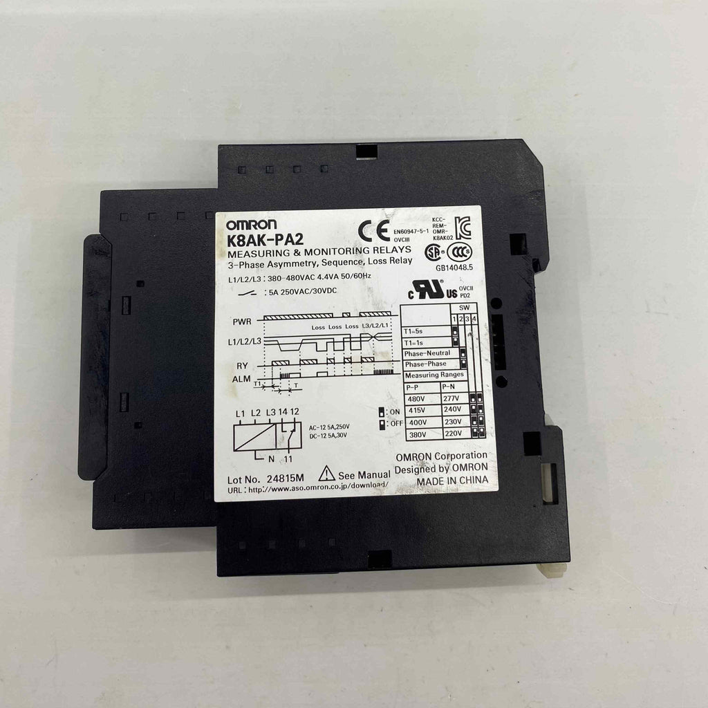 OMRON K8AK-PA2 MOTOR KORUMA ROLESI
