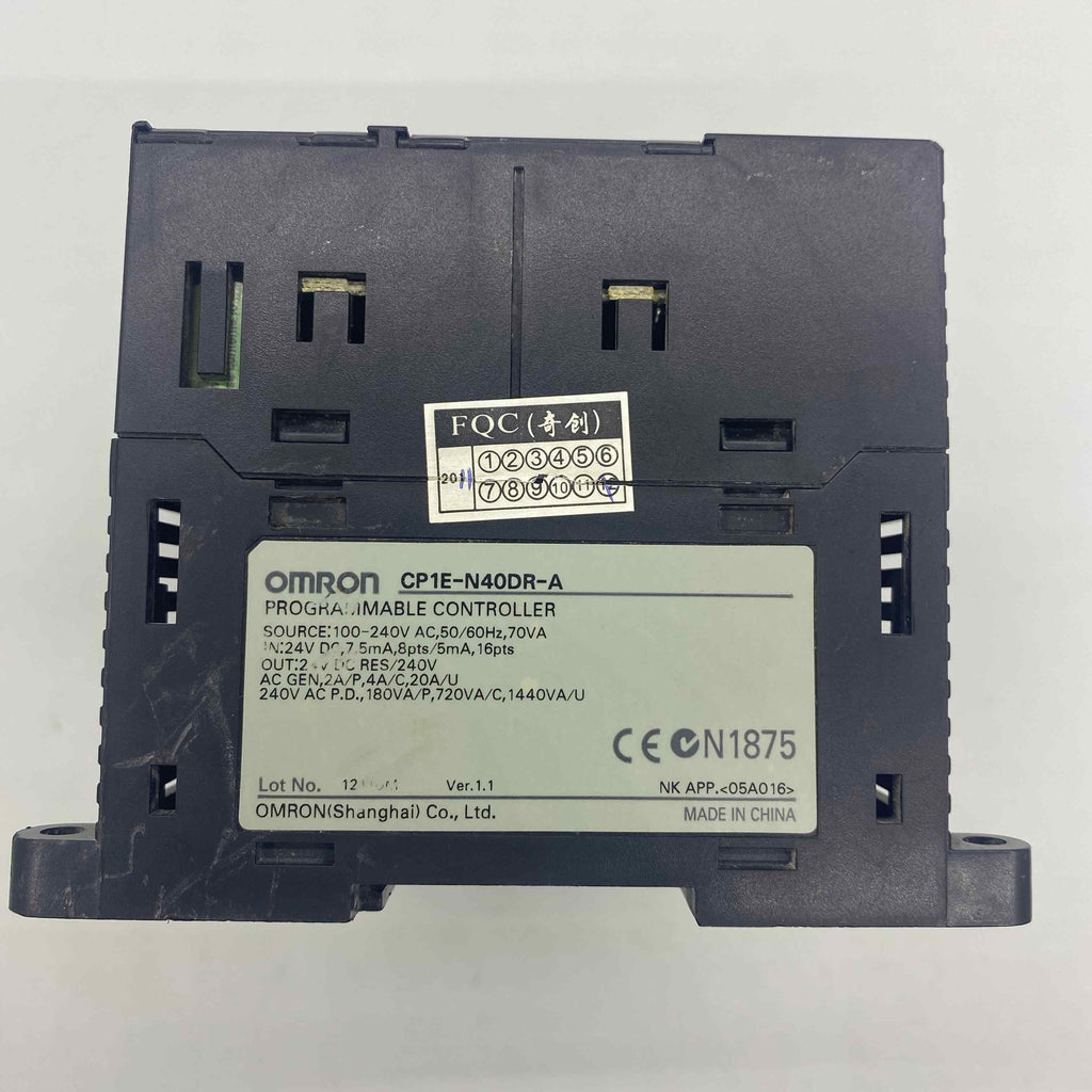 OMRON CP1E-N40DR-A CPU PLC
