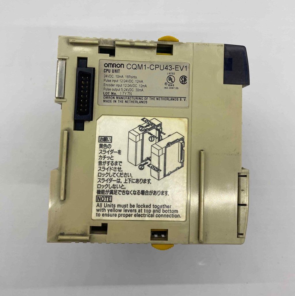 OMRON CQM1-CPU43-EV1  PLC