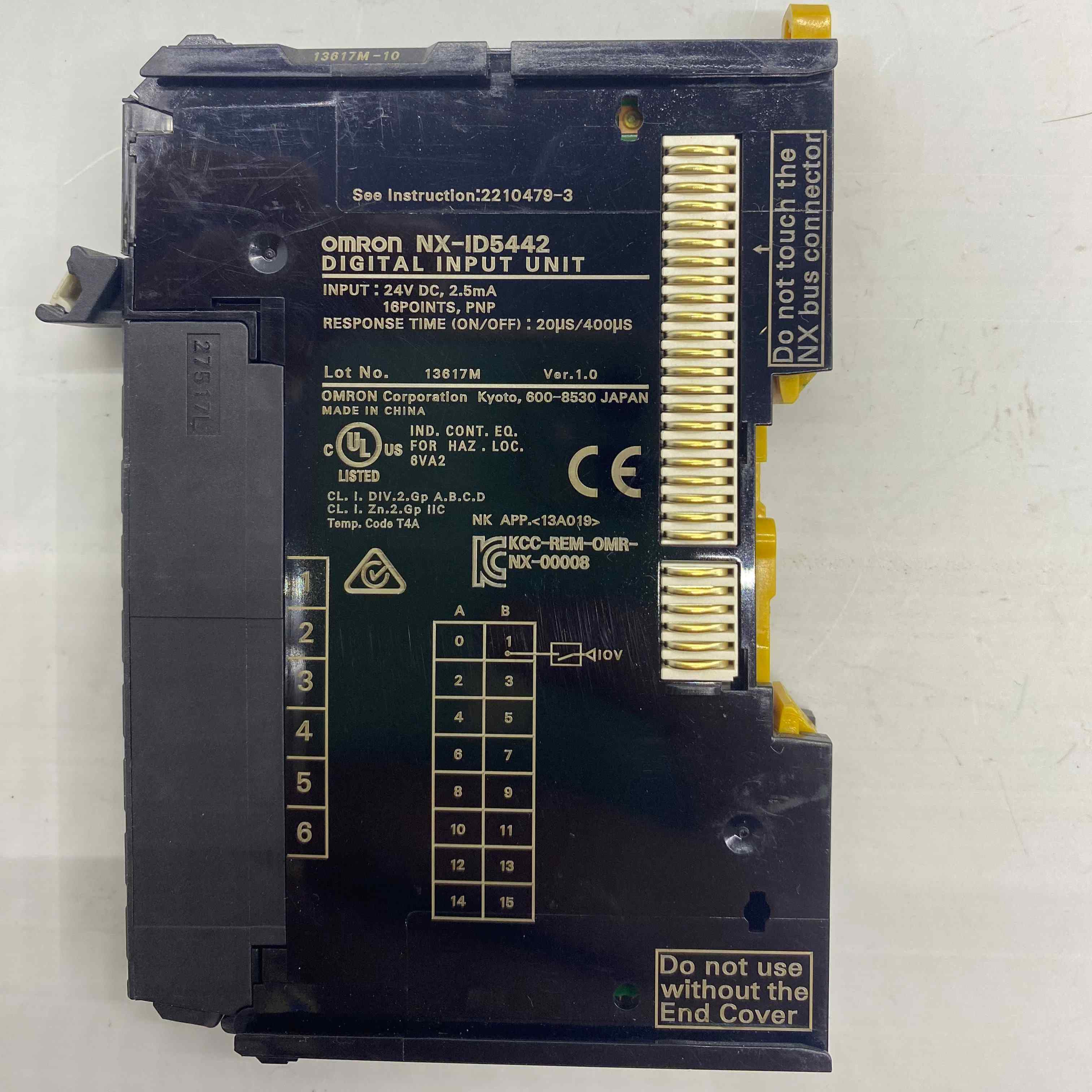 OMRON NX-ID5442  DİGİTAL GİRİŞ PLC MODUL