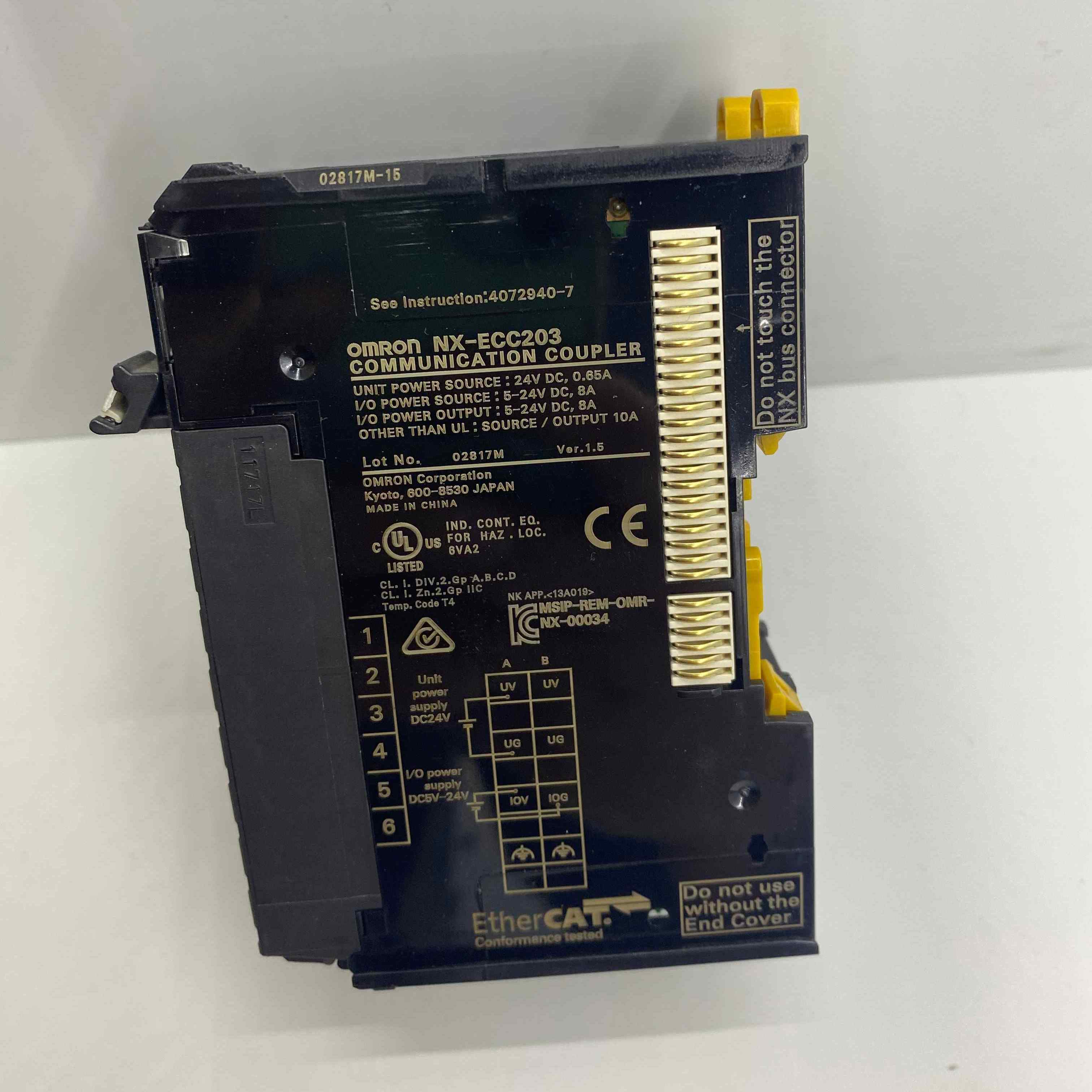 OMRON NX-ECC203  PLC