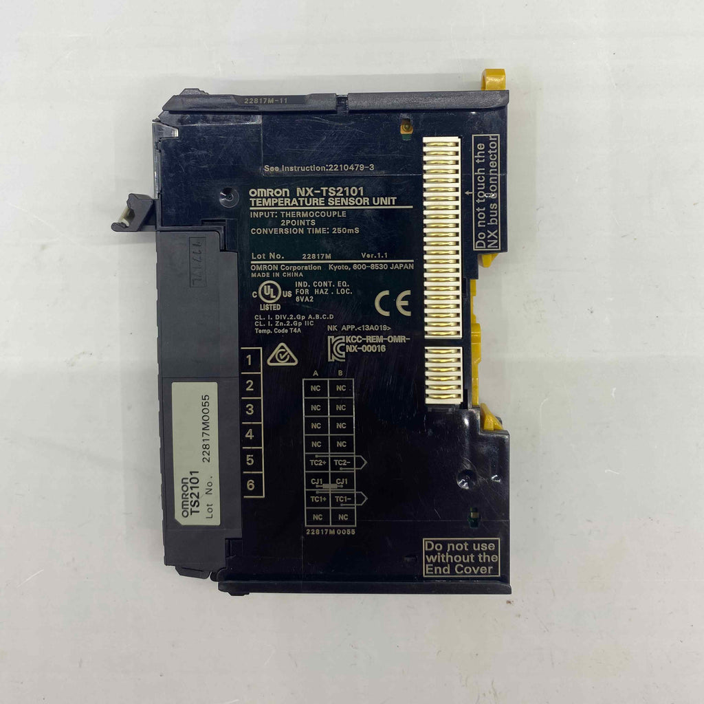 OMRON NX-TS2101 TERMOKUPUL MODÜL PLC