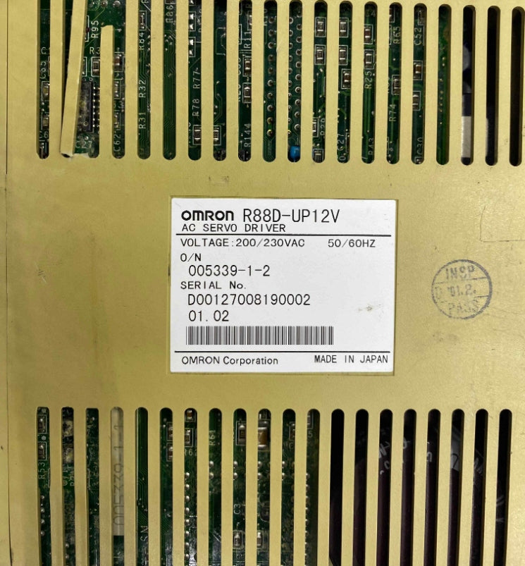 OMRON R88D-UP12V 0.40KW 220V SERVO SÜRÜCÜ