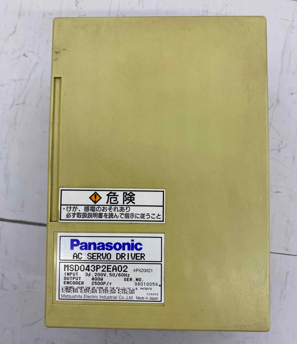 PANASONİC MSD043P2EA02 0.40KW 220V SERVO SÜRÜCÜ
