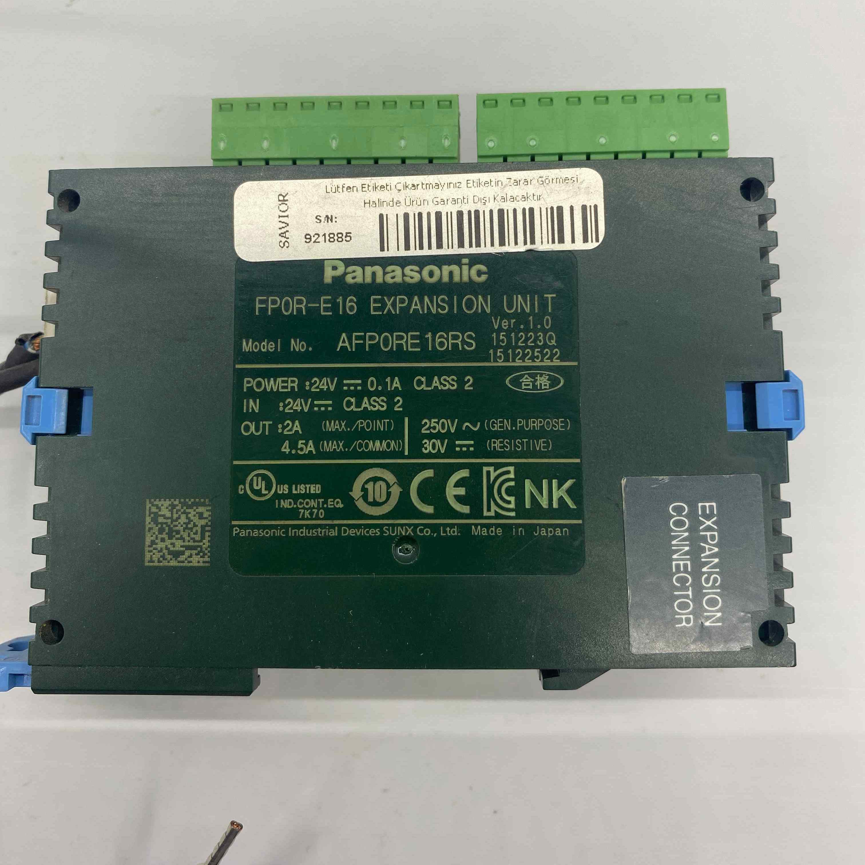 PANASONIC FP0R-E16RS   PLC MODUL