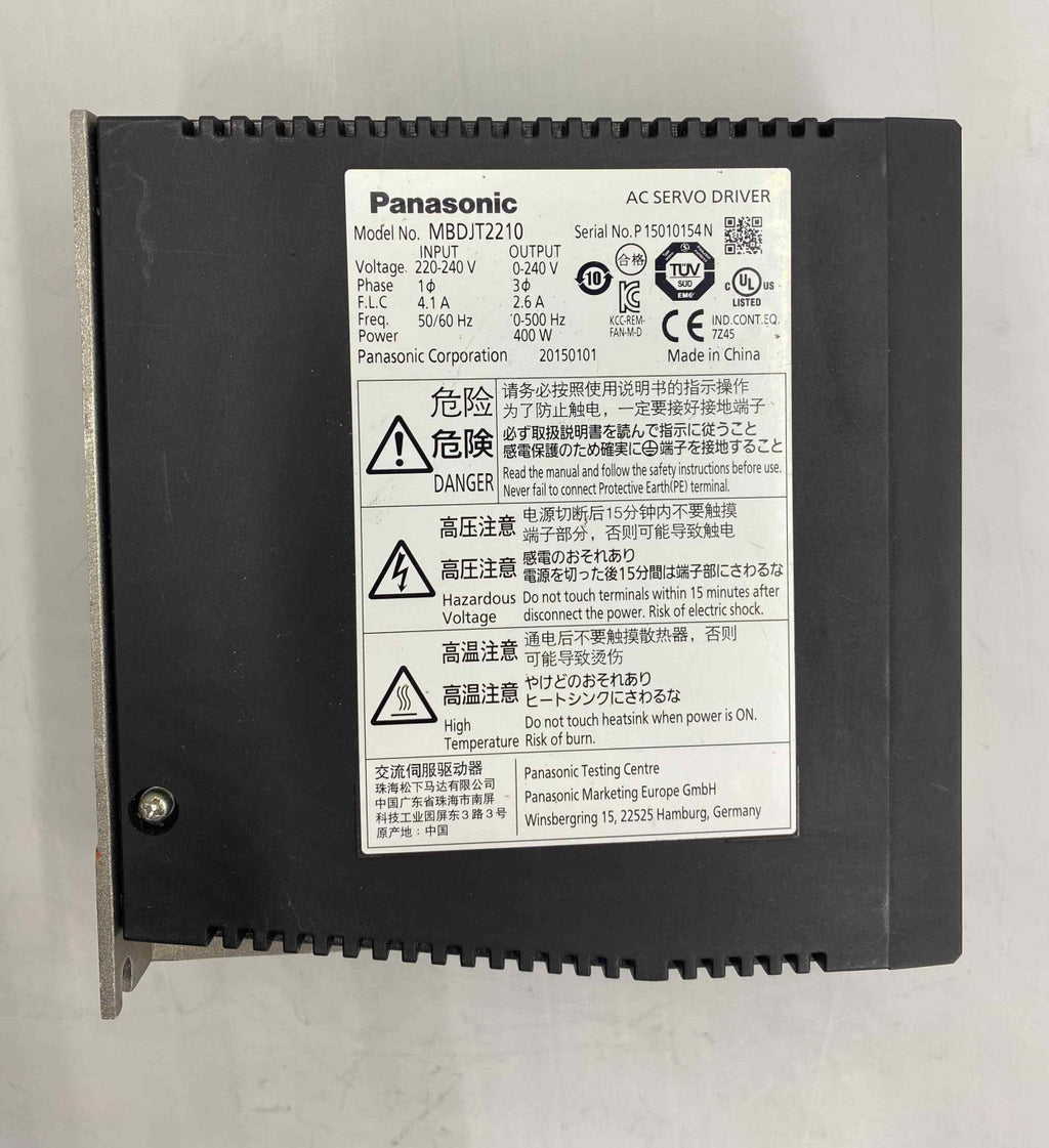 PANASONİC MBDJT2210 0.40KW 220V SERVO SÜRÜCÜ