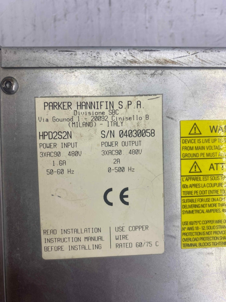 PARKER HPD2S2N 2A 380V SERVO SÜRÜCÜ